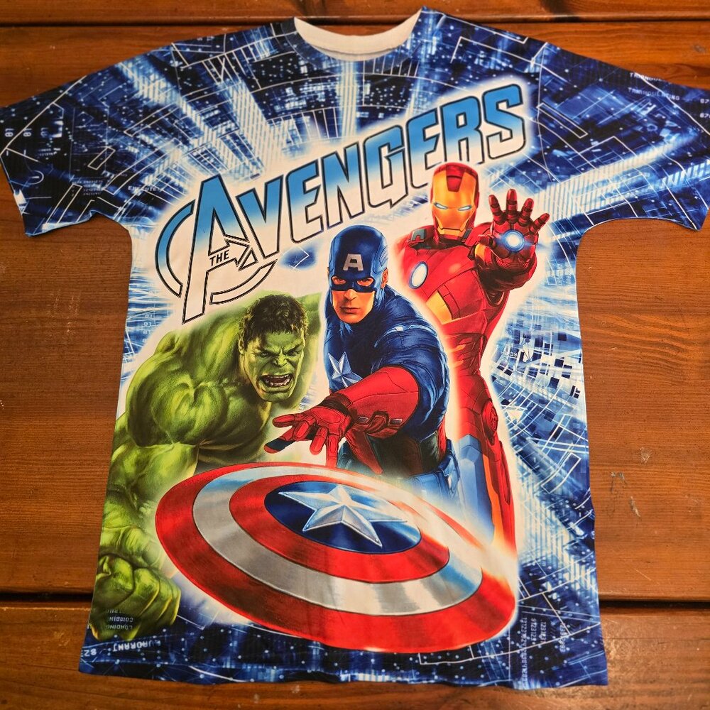 Marvel Avengers T-shirt Youth 14 Short Sleeve 2012